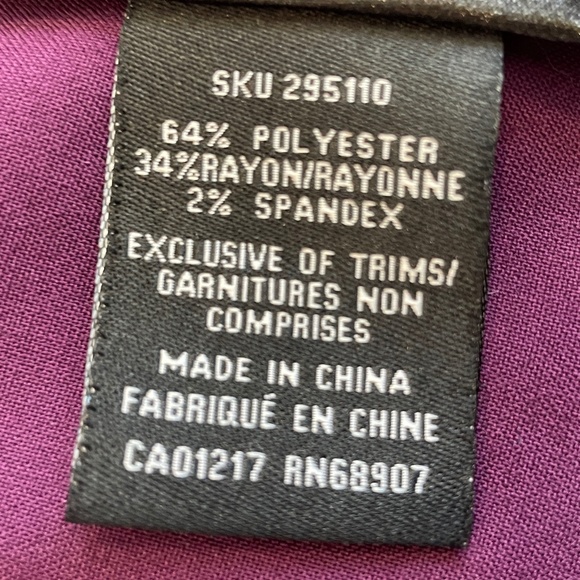 EUC Le Chateau Woven Shawl Notch Collar Blazer in Purple Size XS - Picture 5 of 10